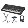 Keyboard Yamaha PSR-E483 + statyw + ława + słuchawki w zestawie