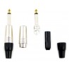 Watt Audio Jack mono 1/4" kpl. 2 szt. Profesjonalne wtyki audio - 2 - Złącza, wtyki, przejściówki - Zestaw najwyższej jakości wt