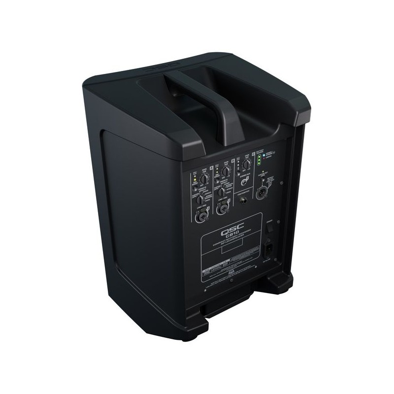 QSC CB10 Akumulatorowy głośnik Bluetooth - 7 - Kolumny z własnym zasilaniem - Akumulatorowy głośnik Bluetooth, 3-kanałowy mikser