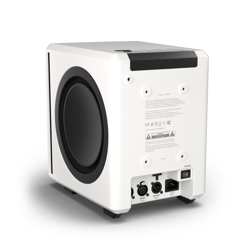 Palmer ORBIT 11W Aktywny współosiowy monitor studyjny, biały - 2 - Monitory studyjne - Aktywny współosiowy 3-drożny biały monito