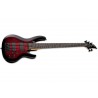 LTD B-205DX Red Burst - Gitara basowa