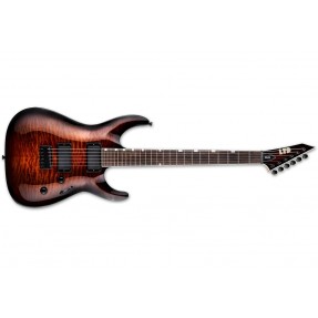 LTD MH-200HT QM Dark Brown Sunburst - Gitara elektryczna