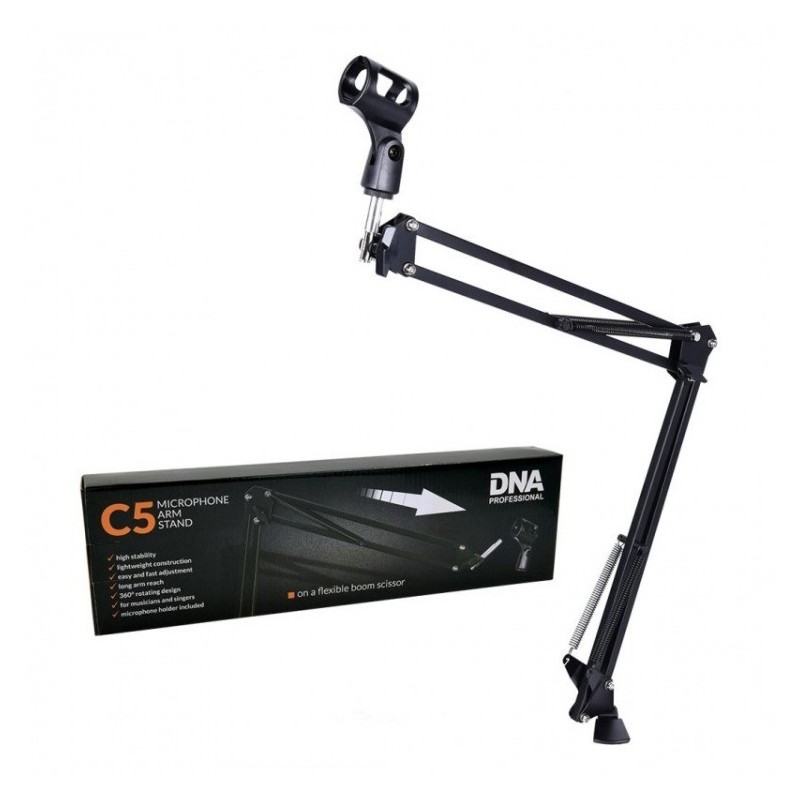 DNA C5 - biurkowy statyw mikrofonowy, wysięgnik