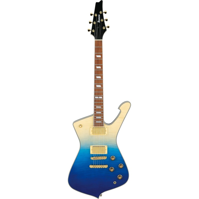 Ibanez IC420FM-TBG Iceman - Gitara elektryczna z pokrowcem
