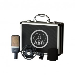 AKG C214 - mikrofon pojemnościowy - 1 - Mikrofony studyjne - jedna charakterystyka kardioidalna - filtr niskotonowy, tłumik wstę