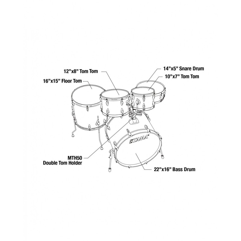 Tama IP52H6WBN-SLM Imperialstar Drum Set - Perkusja akustyczna