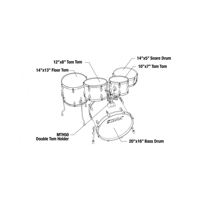 Tama IP50H6WBN-SLM Imperialstar Drum Set - Perkusja akustyczna