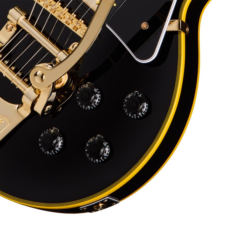 Epiphone Joe Bonamassa '59 Les Paul Custom Bigsby Antique Ebony gitara elektryczna - 6 - Gitary elektryczne - 