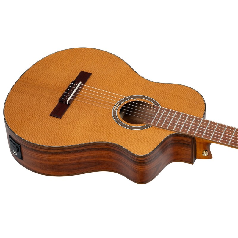 Ortega RCE24RO Thermo Series - Gitara elektroklasyczna 4/4 z pokrowcem