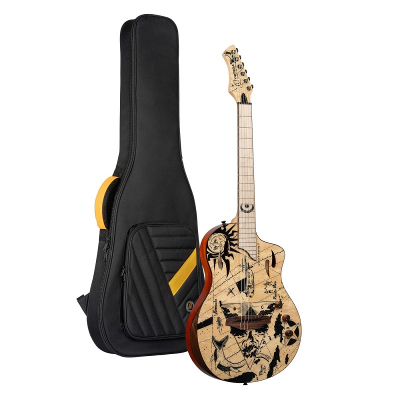 Ortega RTPG-LS2 TourPlayer Series - Gitara elektroklasyczna 4/4 z pokrowcem
