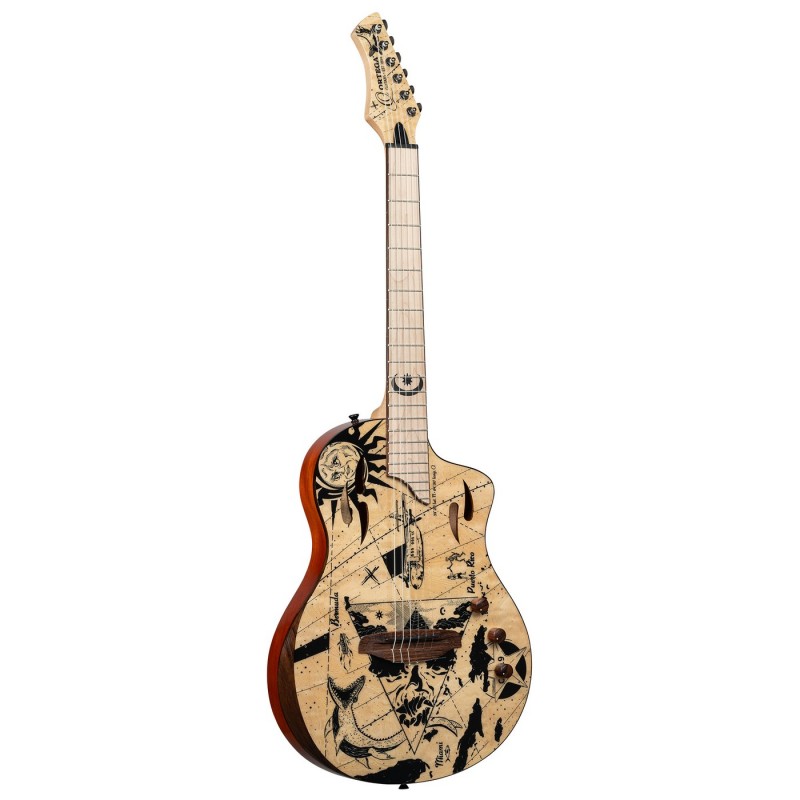 Ortega RTPG-LS2 TourPlayer Series - Gitara elektroklasyczna 4/4 z pokrowcem