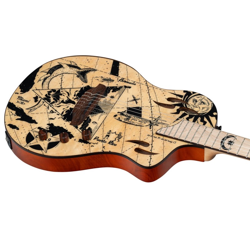 Ortega RTPG-LS2 TourPlayer Series - Gitara elektroklasyczna 4/4 z pokrowcem