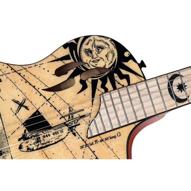 Ortega RTPG-LS2 TourPlayer Series - Gitara elektroklasyczna 4/4 z pokrowcem