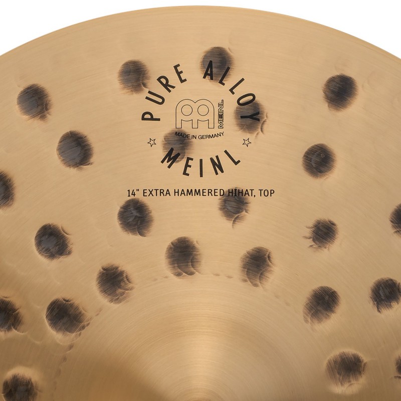 Meinl Cymbals PA14EHH Pure Alloy Extra Hammered - Talerze perkusyjne Hi-Hat 14"