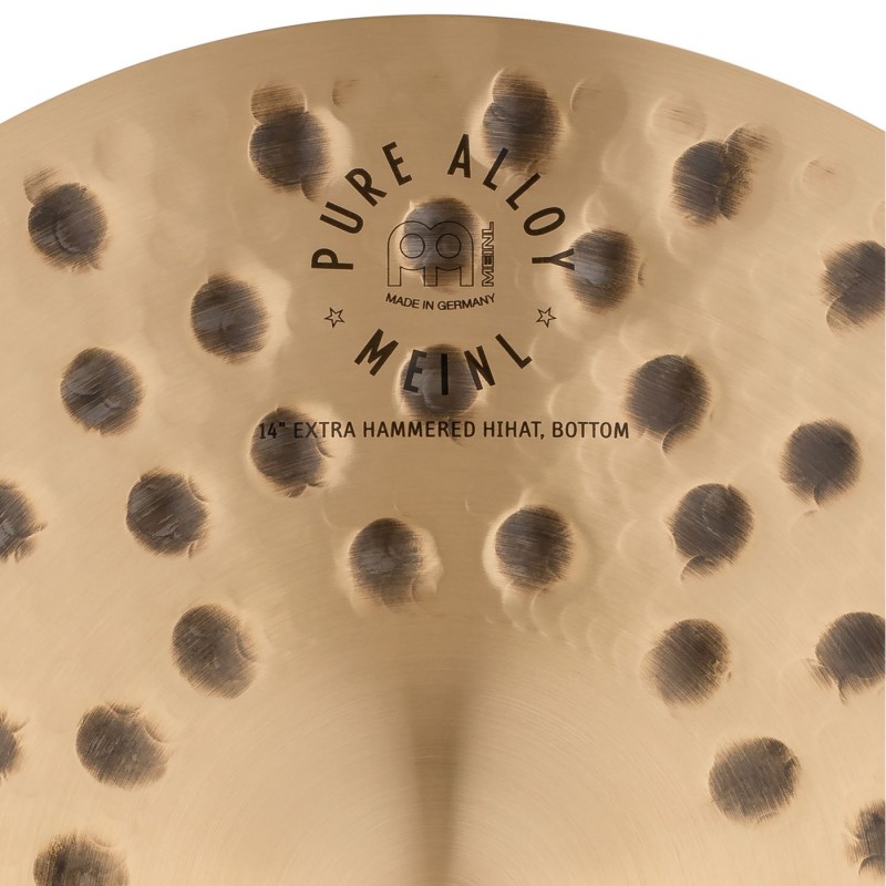 Meinl Cymbals PA14EHH Pure Alloy Extra Hammered - Talerze perkusyjne Hi-Hat 14"