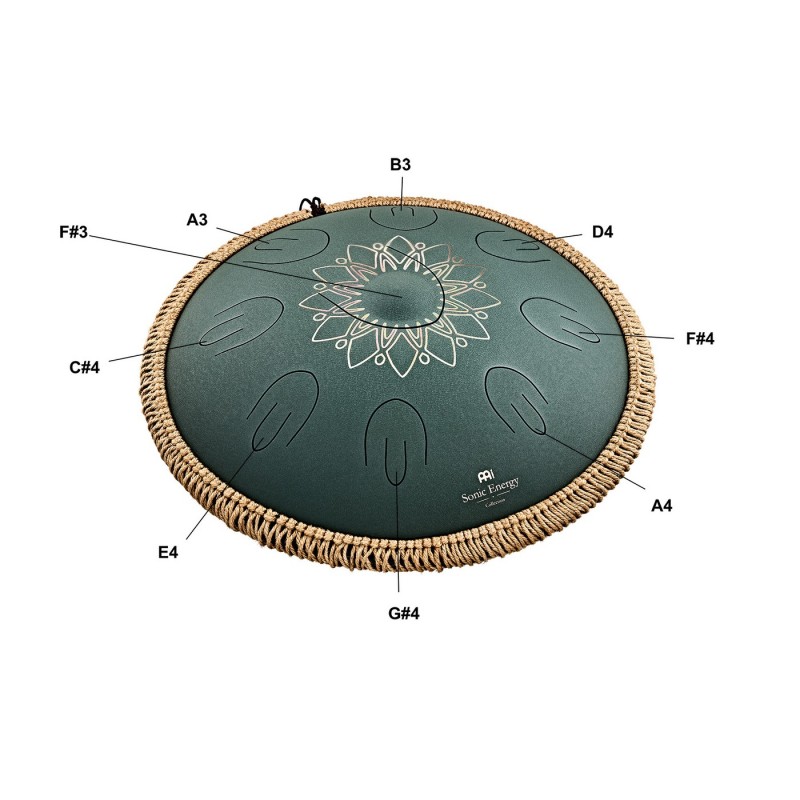 Sonic Energy OSTD4DGE - Tongue Drum 16" 432 Hz