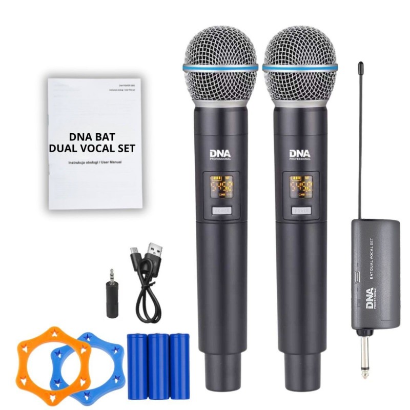 DNA Bat Dual Vocal Set - Bezprzewodowy zestaw mikrofonowy
