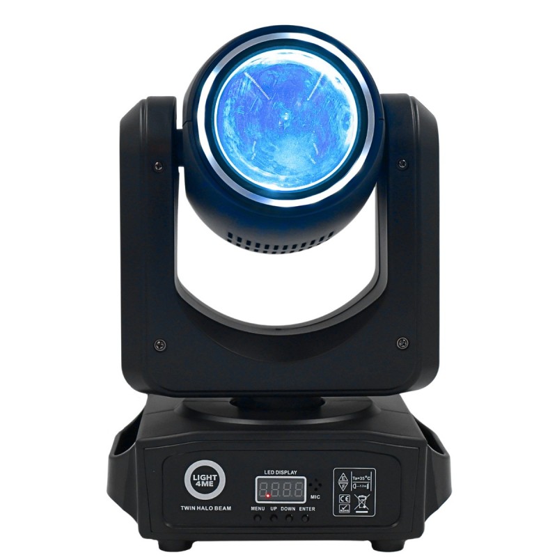 Light4Me Twin Halo Beam - Głowa ruchoma Beam z efektem ring
