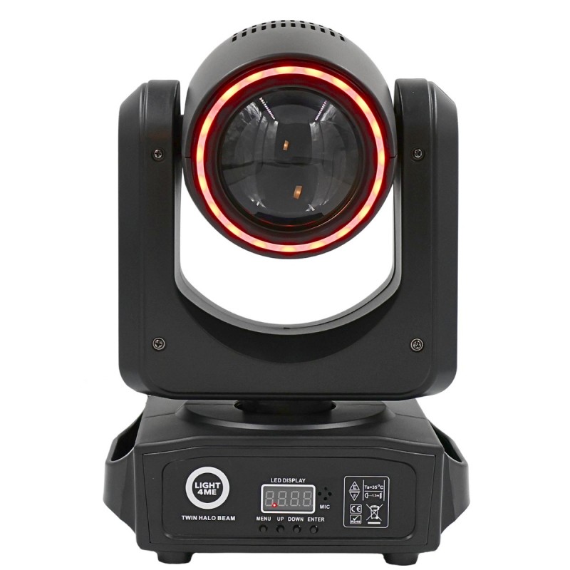 Light4Me Twin Halo Beam - Głowa ruchoma Beam z efektem ring