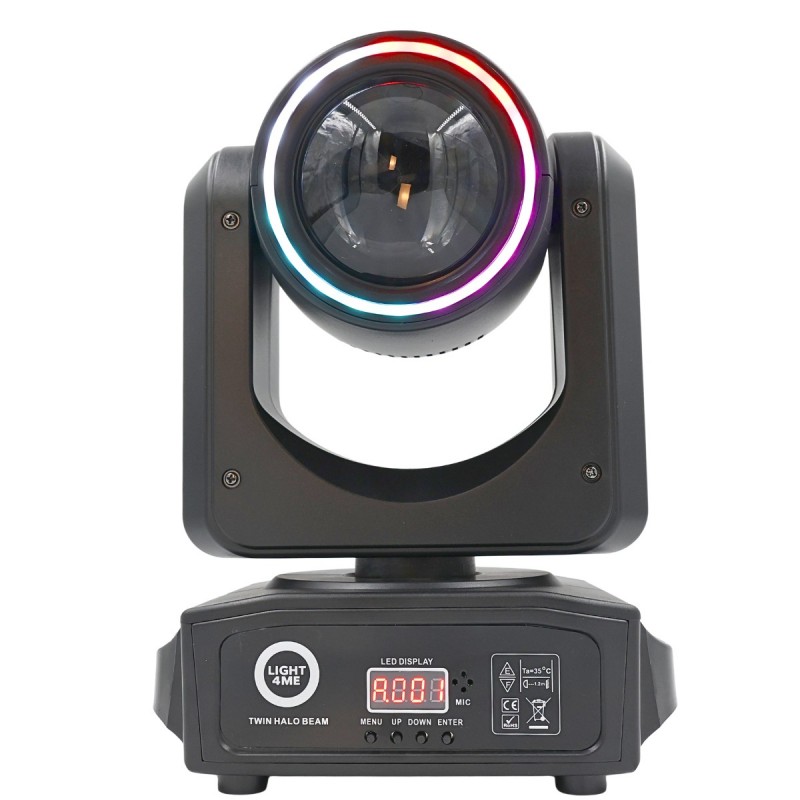 Light4Me Twin Halo Beam - Głowa ruchoma Beam z efektem ring