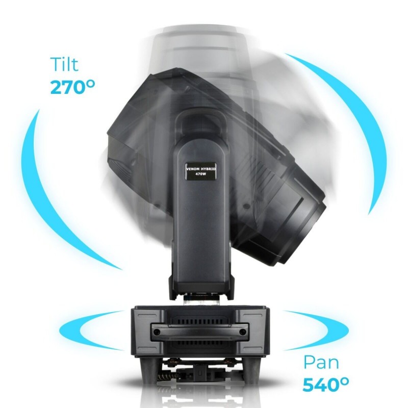 Light4Me Venom Hybrid 470W - Głowa ruchoma Beam/Spot/Wash LED