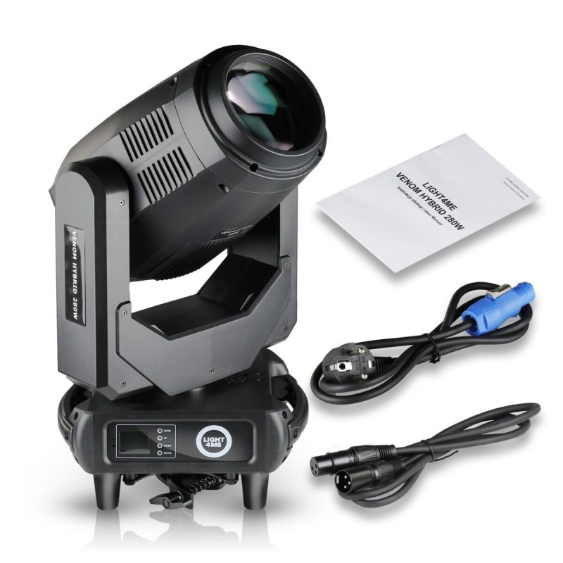 Light4Me Venom Hybrid 280W - Głowa ruchoma Beam/Spot/Wash LED DMX
