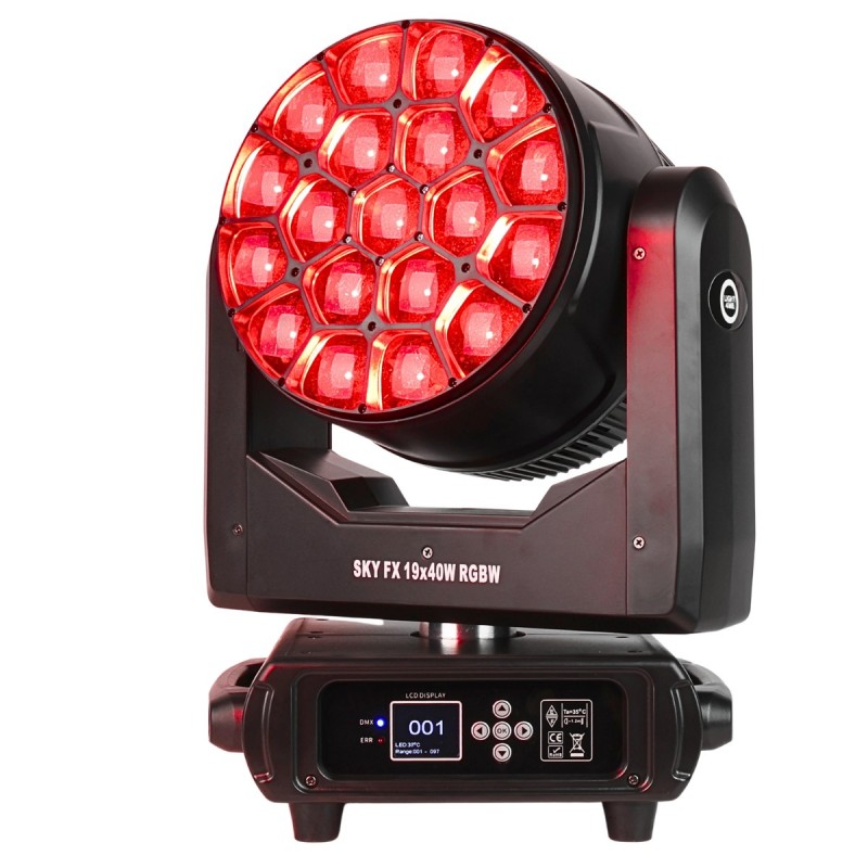Light4Me Sky FX 19x40W RGBW - Głowa ruchoma Wash