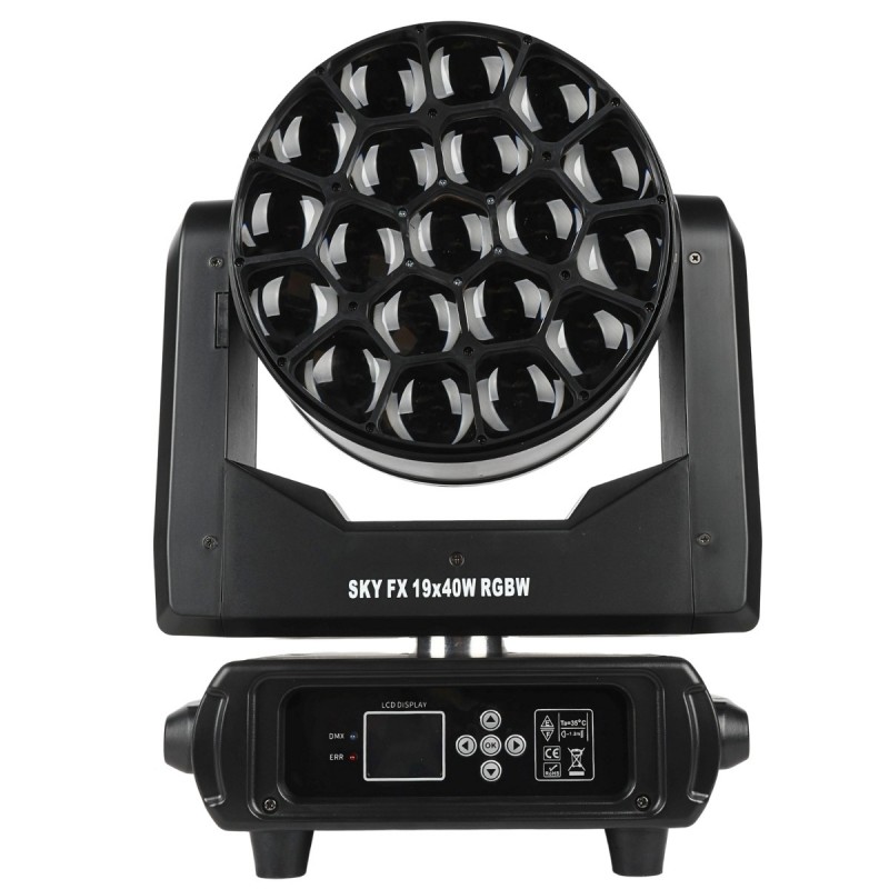 Light4Me Sky FX 19x40W RGBW - Głowa ruchoma Wash