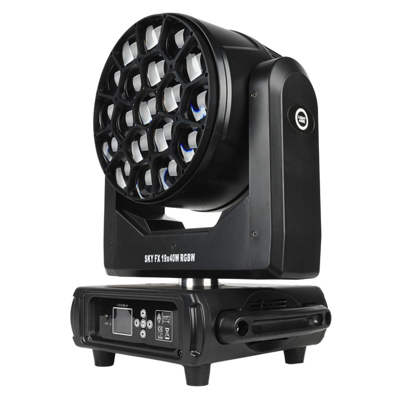 Light4Me Sky FX 19x40W RGBW - Głowa ruchoma Wash
