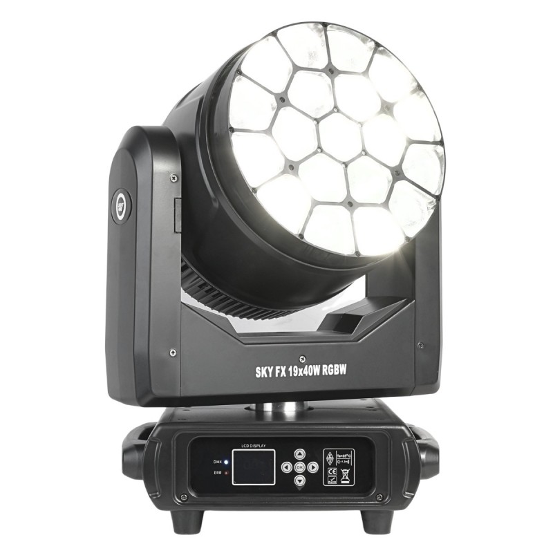 Light4Me Sky FX 19x40W RGBW - Głowa ruchoma Wash