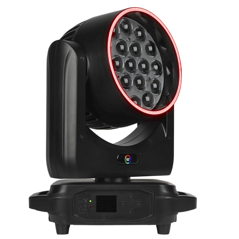 Light4Me Sky Wash 19x15W RGBW - Głowa ruchoma Wash z efektem ring