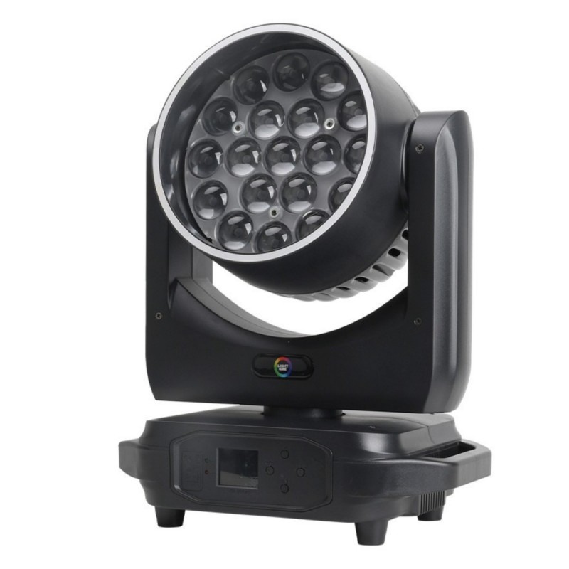 Light4Me Sky Wash 19x15W RGBW - Głowa ruchoma Wash z efektem ring