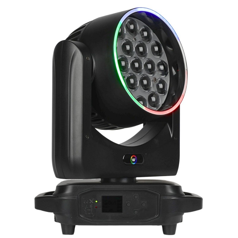 Light4Me Sky Wash 19x15W RGBW - Głowa ruchoma Wash z efektem ring