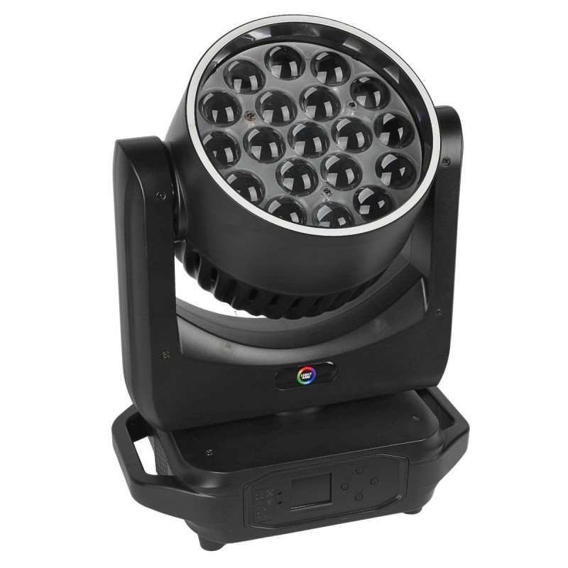 Light4Me Sky Wash 19x15W RGBW - Głowa ruchoma Wash z efektem ring