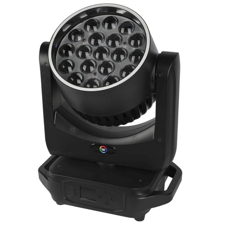 Light4Me Sky Wash 19x15W RGBW - Głowa ruchoma Wash z efektem ring