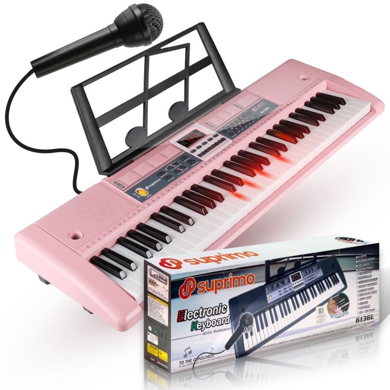 Suprimo 6136L PK - Keyboard edukacyjny dla dzieci