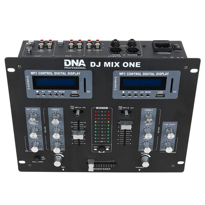 DNA DJ Mix One - Mikser analogowy z Bluetooth, USB i SD