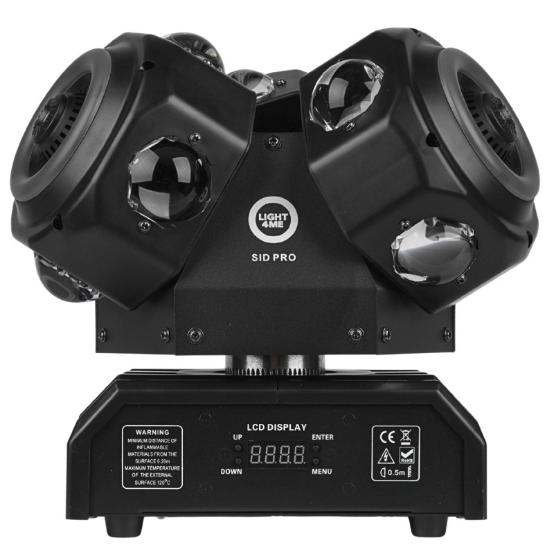 Light4Me Sid Pro - Ruchomy multiefekt świetlny 5w1