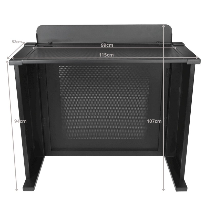 DNA DJ Booth Mesh BK - Stanowisko dla DJ'a