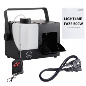 Light4Me Faze 500W - Wytwornica dymu DMX z pilotem bezprzewodowym