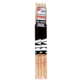 VIC FIRTH Value Pack VFP5A3-5A Pałki perkusyjne 5A 4 pary 4-Pack - 1 - Pałki perkusyjne - Linia American Classic łączy w sobie t