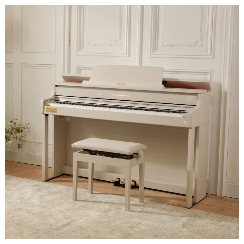 Casio AP-750 GB - Pianino Cyfrowe Szaro-beżowe - 9 - Pianina cyfrowe - Odkryj na nowo urok fortepianu, rozbrzmiewając echami tra