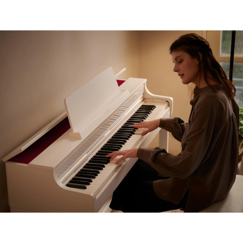 Casio AP-750 GB - Pianino Cyfrowe Szaro-beżowe - 10 - Pianina cyfrowe - Odkryj na nowo urok fortepianu, rozbrzmiewając echami tr