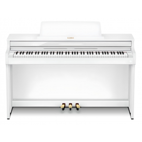 Casio AP-750 WE - Pianino Cyfrowe Białe - 1 - Pianina cyfrowe - Odkryj na nowo urok fortepianu, rozbrzmiewając echami tradycji S