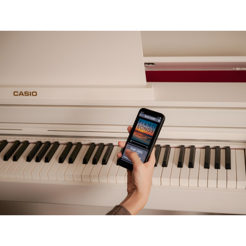 Casio AP-750 WE - Pianino Cyfrowe Białe - 7 - Pianina cyfrowe - Odkryj na nowo urok fortepianu, rozbrzmiewając echami tradycji S