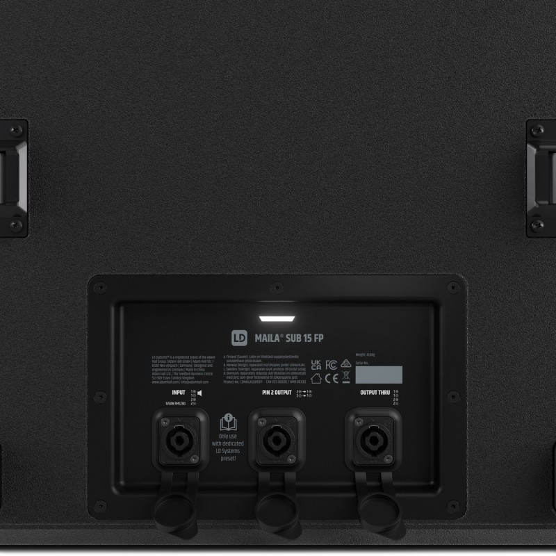 LD Systems MAILA SUB 15 F P - Pasywny subwoofer PA 15"z bass reflex