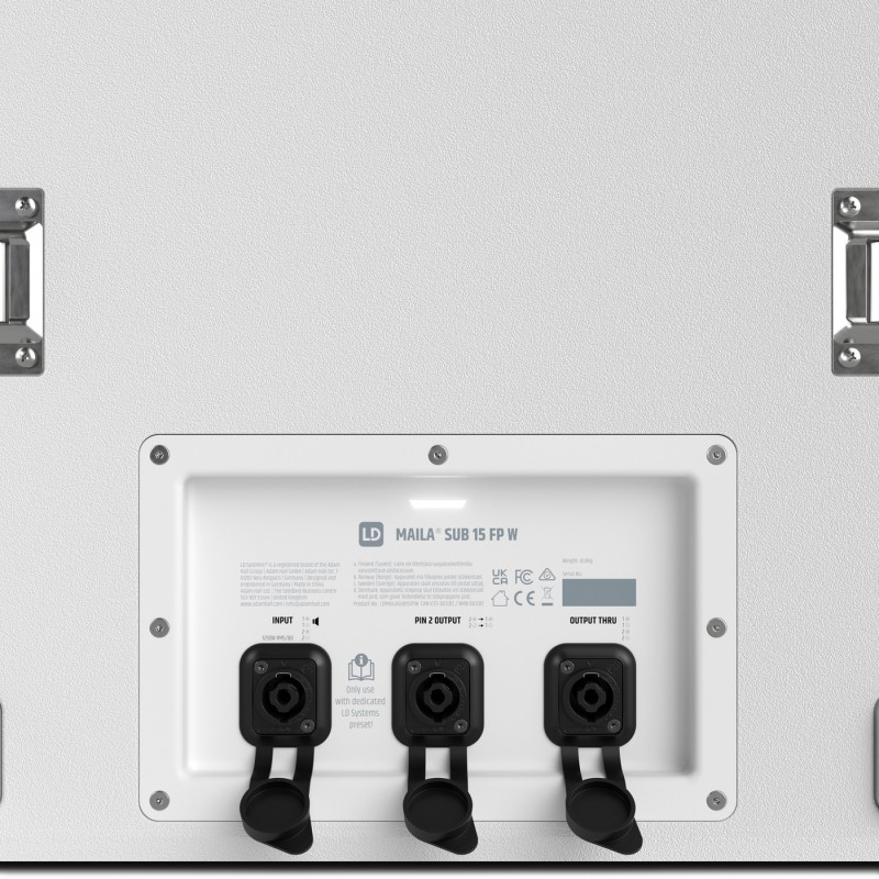 LD Systems MAILA SUB 15 F P W - Pasywny subwoofer PA 15"z bass reflex