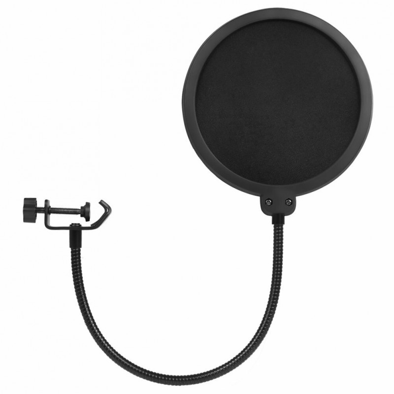 POP MF Osłona do mikrofonu Pop filtr - 1 - Osłony mikrofonowe - Uniwersalny filtr na mikrofon (POP filter) służy do poprawienia 