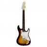 Gitara elektryczna Aria 714-STD 3TS + wzmacniacz 15W + kabel w zestawie