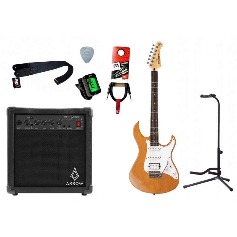 Gitara elektryczna Yamaha Pacifica 112J YNS + wzmacniacz 15W + kabel w zestawie